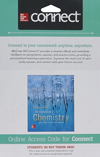 Connect 1 Semester Access Card For Introductory Chemistry
