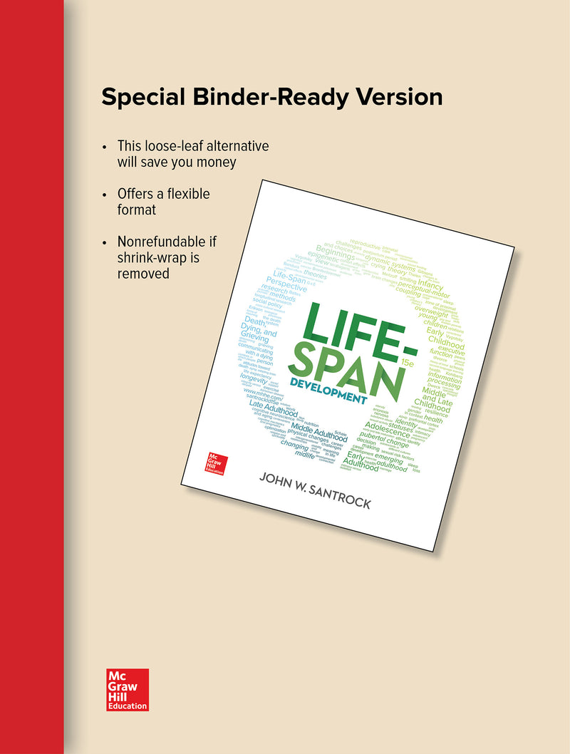 Loose Leaf For Life Span Development With Connect Access Card