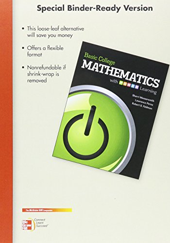 Loose Leaf Version For Basic College Mathematics With P.o.w.e.r With Aleks 360 Access Card 18 Weeks