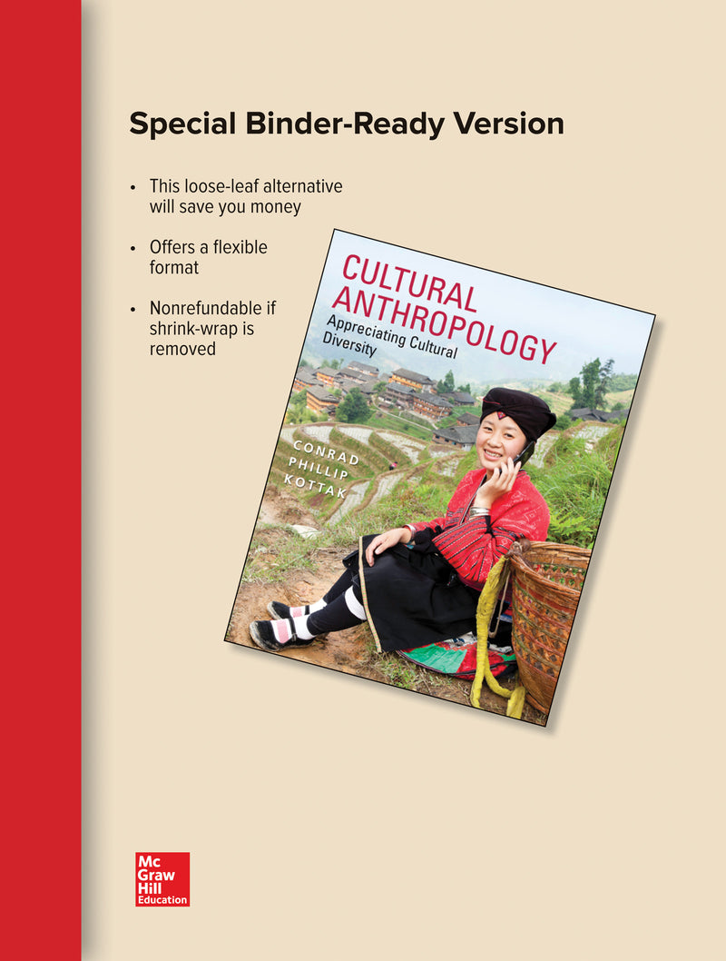 Cultural Anthropology Loose Leaf Edition With Cultural Sketches Case Studies In Anthropology