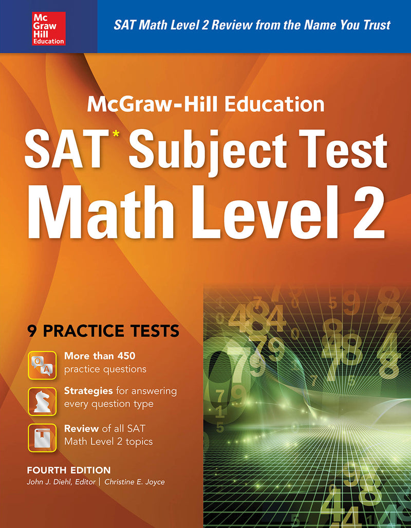 Mcgraw Hill Education Sat Subject Test Math Level 2 4th Ed. 4e