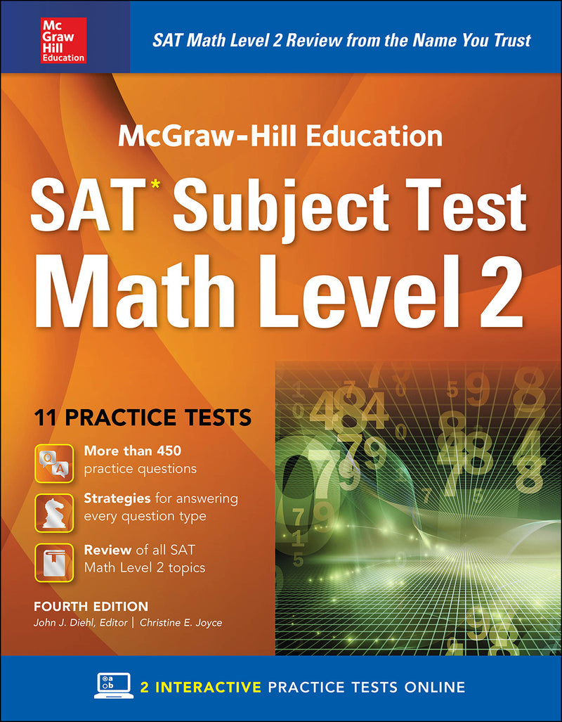 Mcgraw Hill Education Sat Subject Test Math Level 2 Fourth Edition 4e