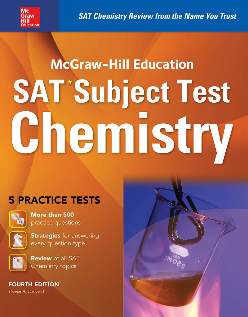 Mcgraw Hill Education Sat Subject Test Chemistry 4th Ed. 4e
