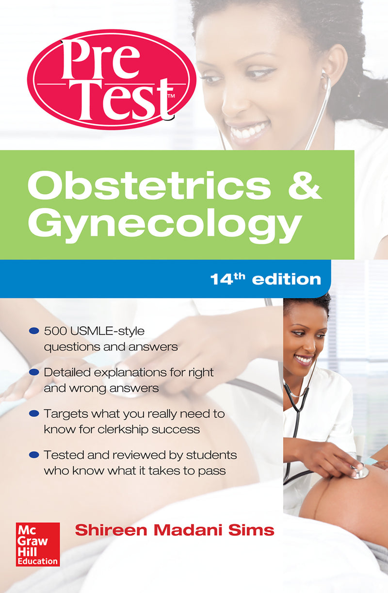 Obstetrics And Gynecology Pretest Self Assessment And Review 14th Edition