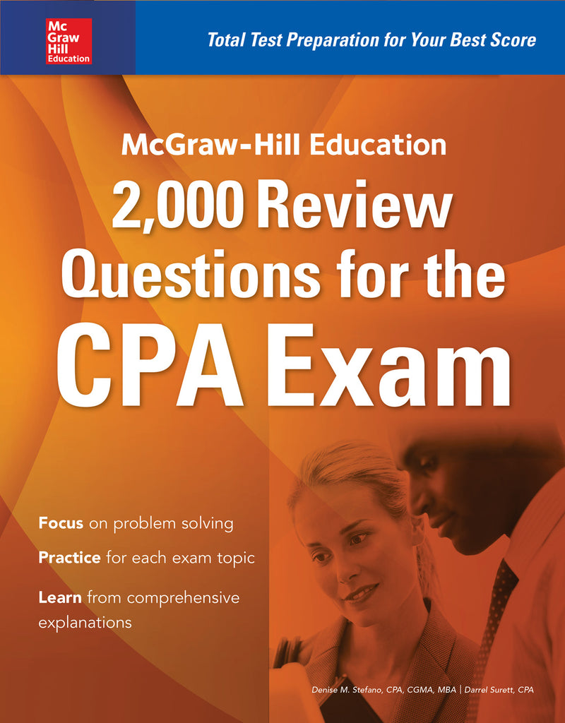Mcgraw Hill Education 2000 Review Questions For The Cpa Exam