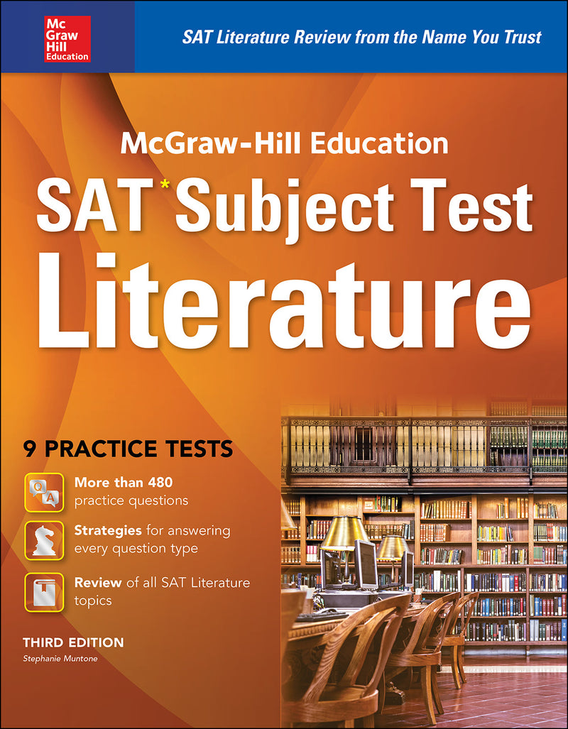 Mcgraw Hill Education Sat Subject Test Literature 3rd Ed. 3e