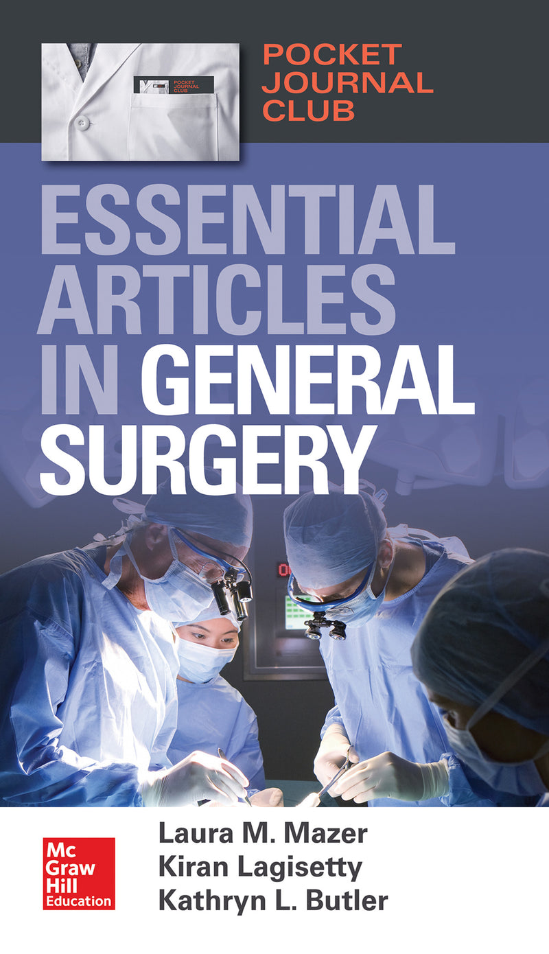 Pocket Journal Club Essential Articles In General Surgery