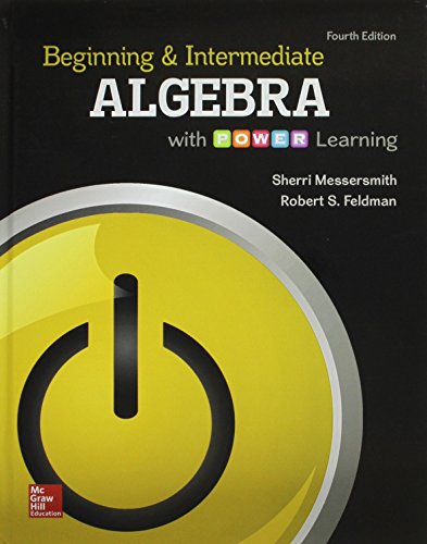 Beginning & Intermediate Algebra With P.o.w.e.r Learning & Connect Math Hosted By Aleks Access Card 4e