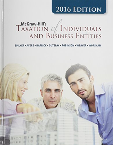 Mcgraw Hills Taxation Of Individuals & Business Entities With Connect 7e