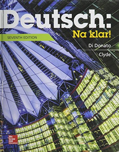 Deutsch Na Klar An Introductory German Course Student Edition With Connect Access Card 7e