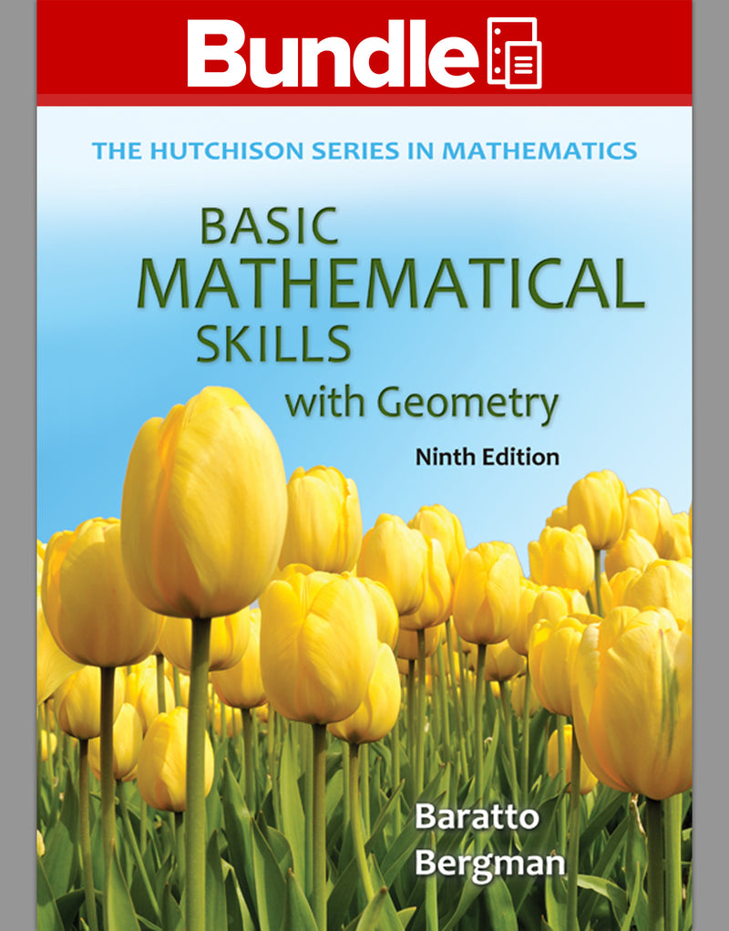 Loose Leaf Basic Mathematical Skills With Geometry With Aleks 360 11 Weeks Access Card 9e