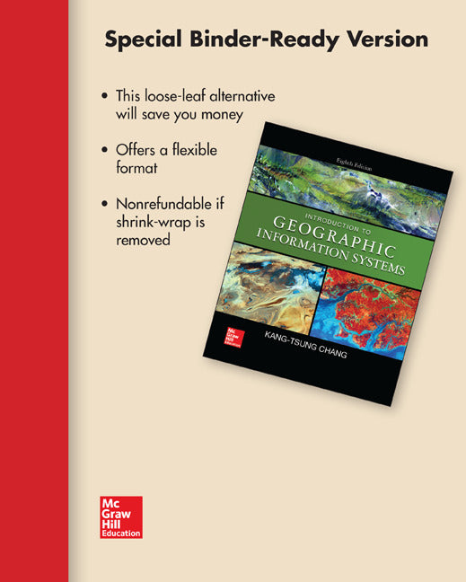 Loose Leaf For Introduction To Geographic Information Systems 8e