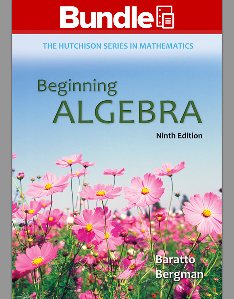 Loose Leaf Beginning Algebra With Aleks 360 18 Weeks Access Card 9e