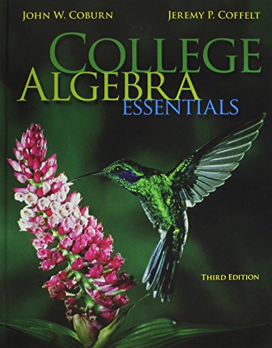 Coburn College Algebra Essentials With Aleks 360 18 Weeks Access Card 3e