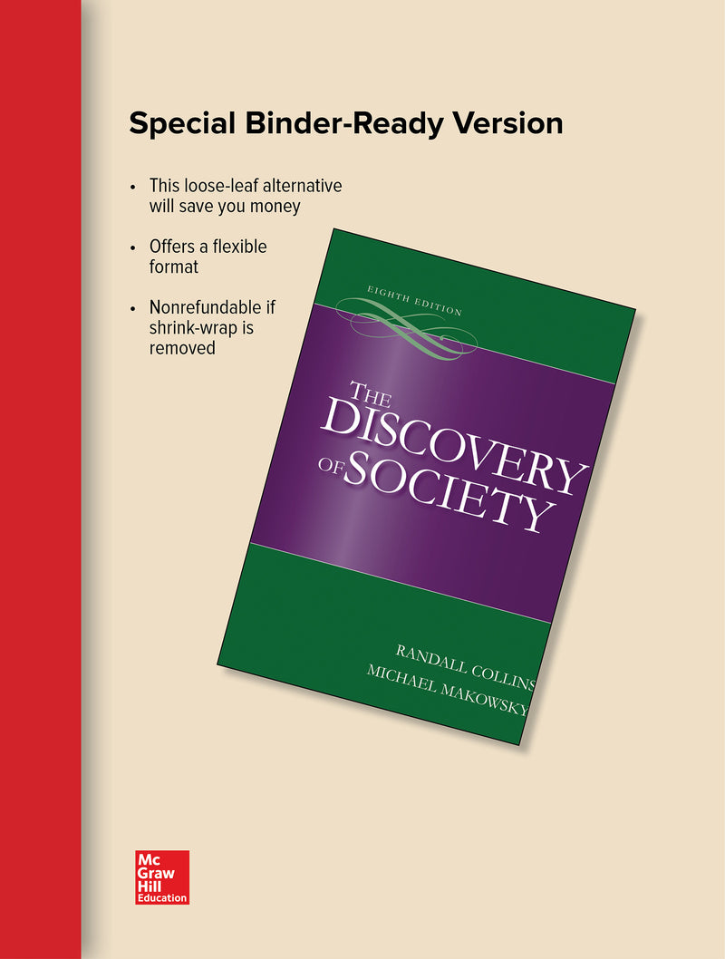 Looseleaf For The Discovery Of Society 8e