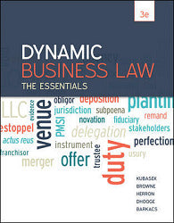 Loose Leaf For Dynamic Business Law The Essentials With Connect 3e