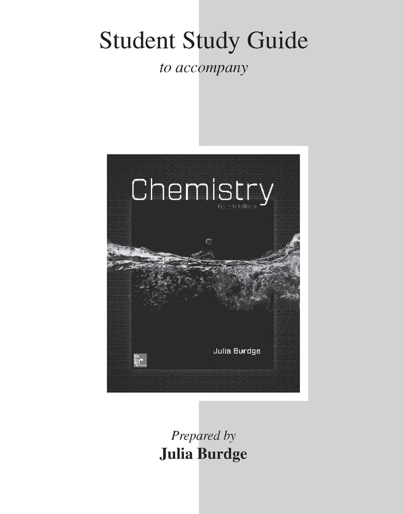 Student Study Guide For Chemistry 4e