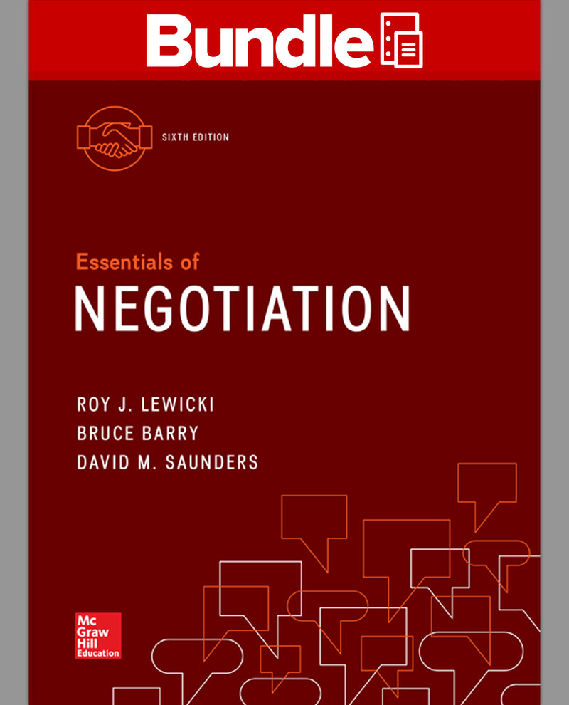 Loose Leaf Essentials Of Negotiation With Connect Access Card 6e