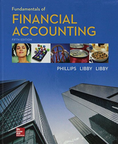 Fundamentals Of Financial Accounting With Connect 5e