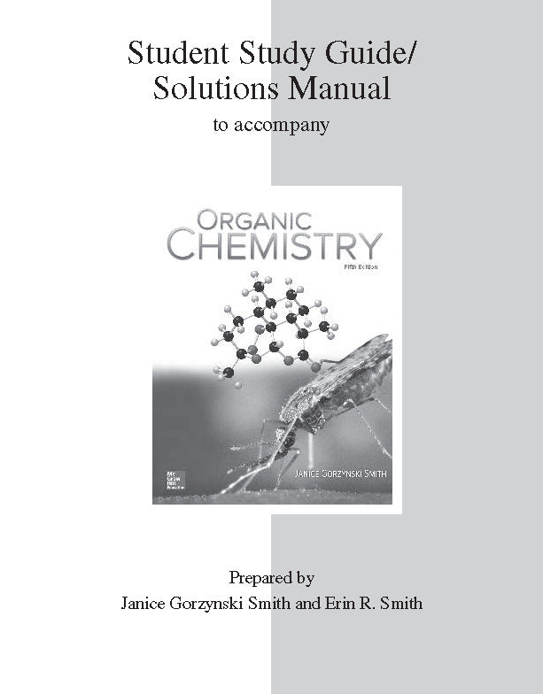Study Guide Solutions Manual For Organic Chemistry 5e