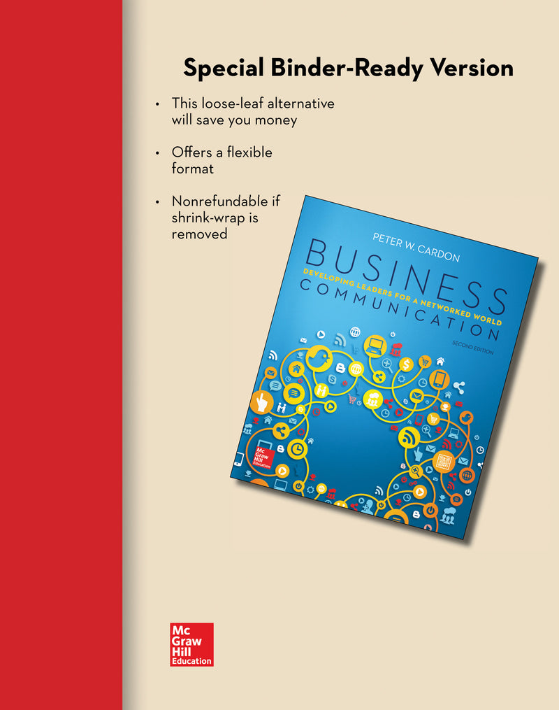 Loose Leaf Business Communication With Connect Access Card 2e