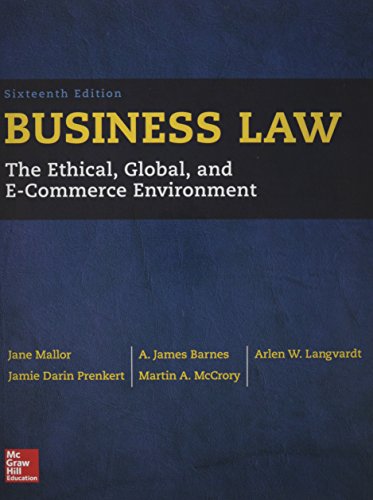 Business Law With Connect