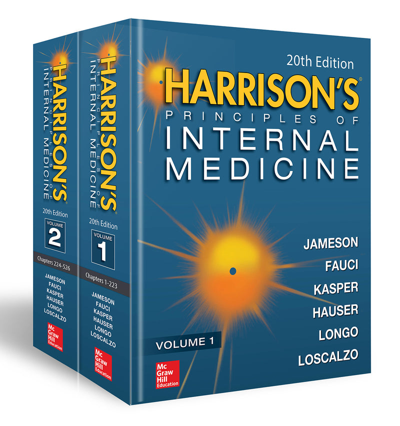 Harrisons Principles Of Internal Medicine Twentieth Edition Vol.1 & Vol.2 20e