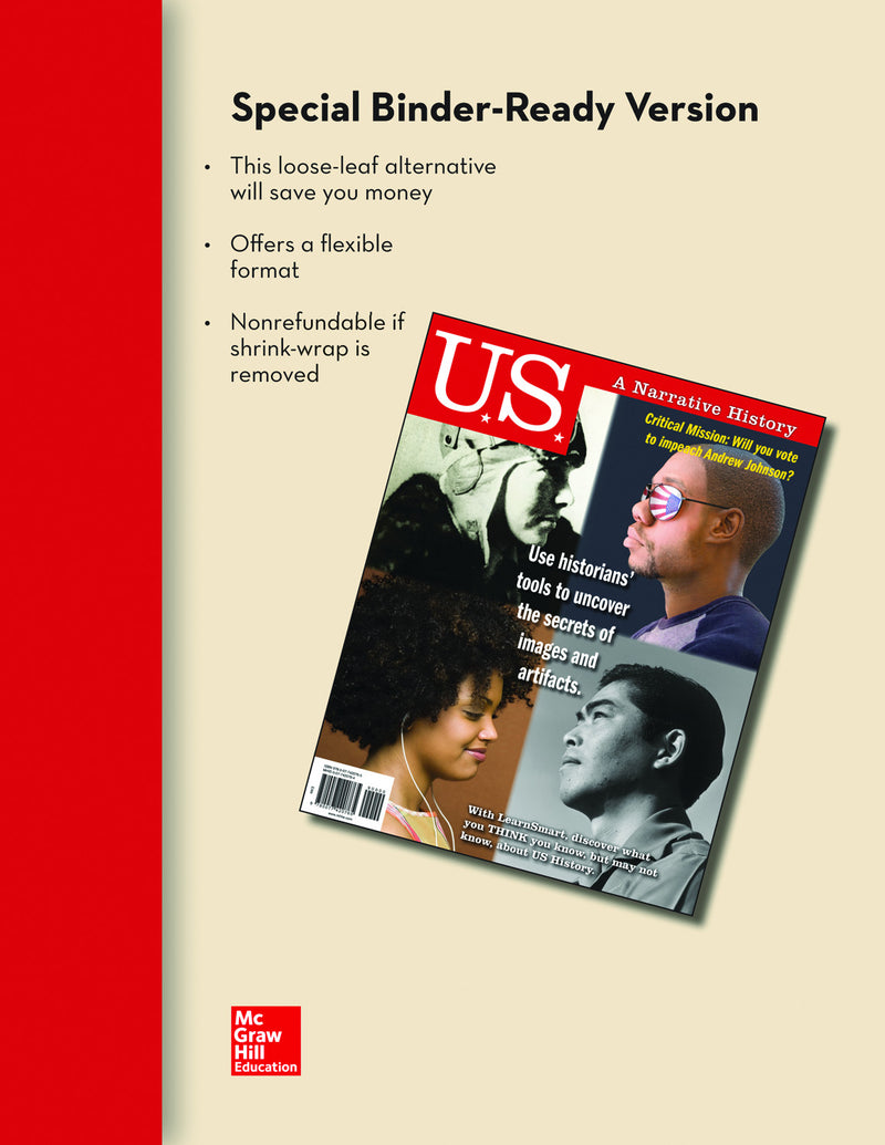 Ll Us A Narrative History Vol 2 With Connect 1 Term Access Card 6e