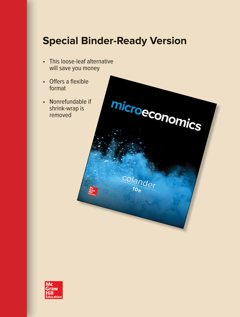 Loose Leaf For Microeconomics