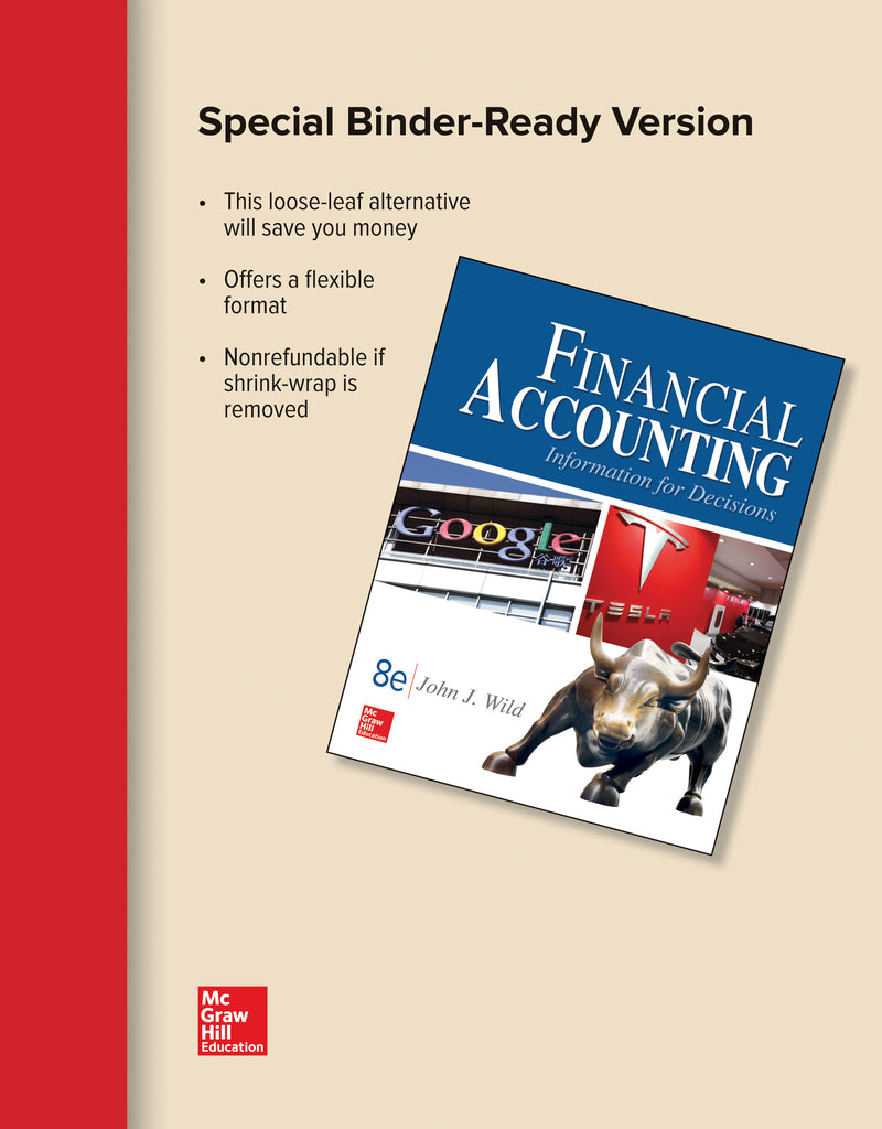 Loose Leaf For Financial Accounting Information For Decisions 8e