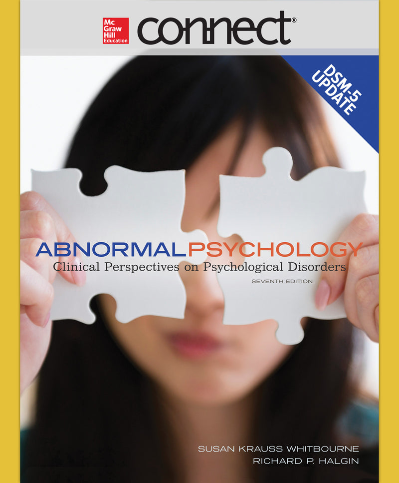 Abnormal Psychology With Dsm 5 Update With Connect Access Card 7e