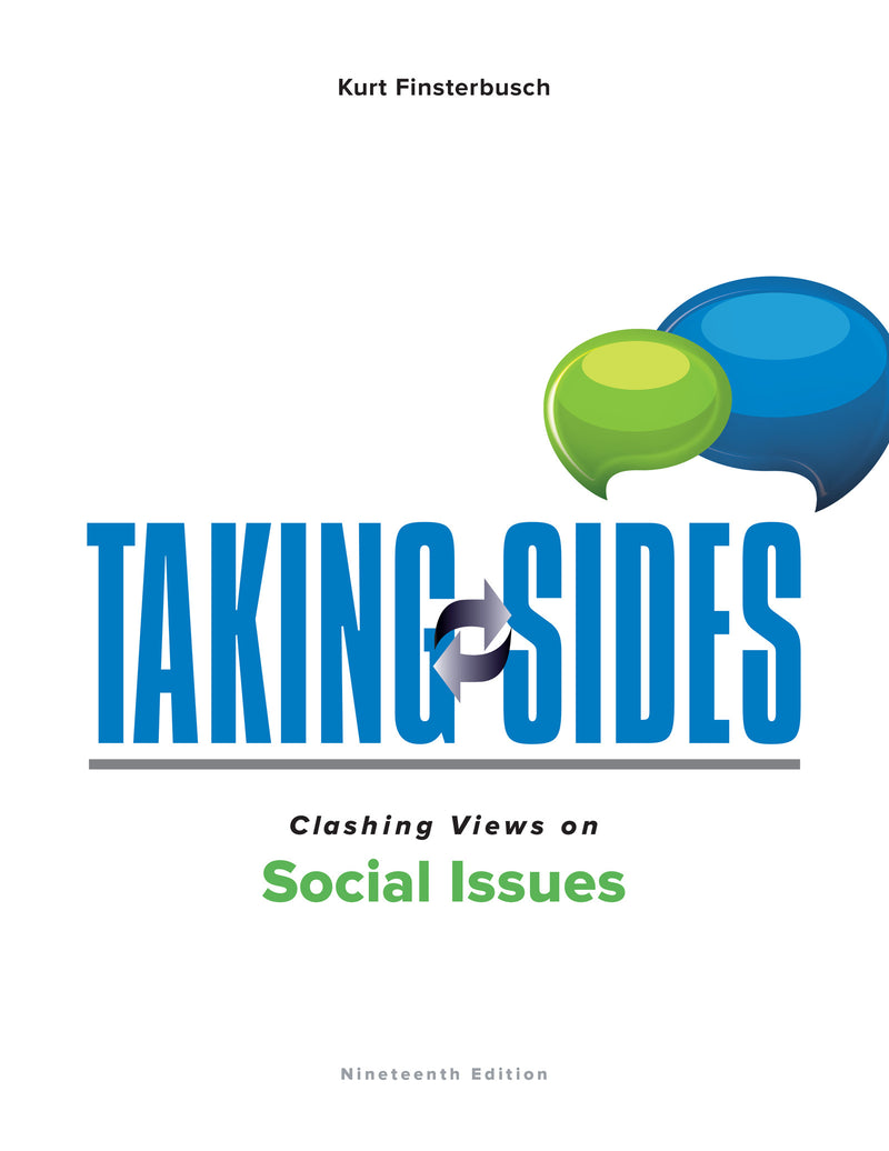Taking Sides Clashing Views On Social Issues