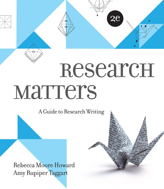Research Matters With Connect Access Card For Connect Composition Essentials 2e