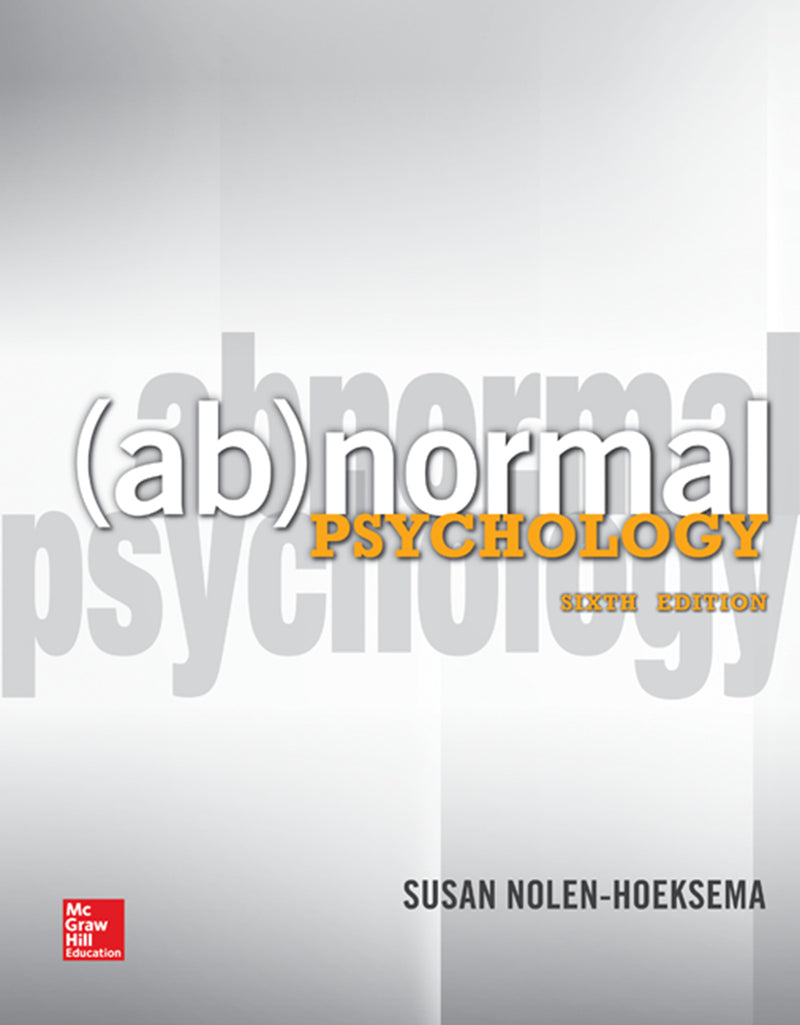 Abnormal Psychology With Connect Access Card 6e