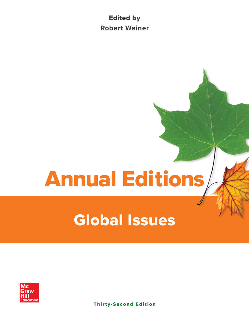 Annual Editions Global Issues 32 E 32e