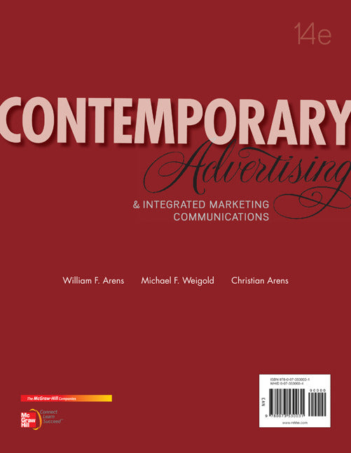 Loose Leaf Contemporary Advertising With Connect