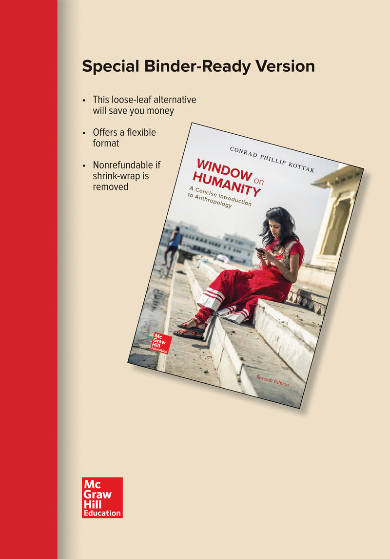 Window On Humanity Loose Leaf Edition A Concise Introduction To General Anthropology 7e