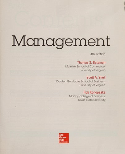 M Management With Connect 4e