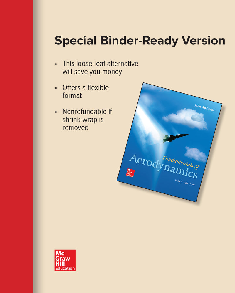 Loose Leaf For Fundamentals Of Aerodynamics 6e