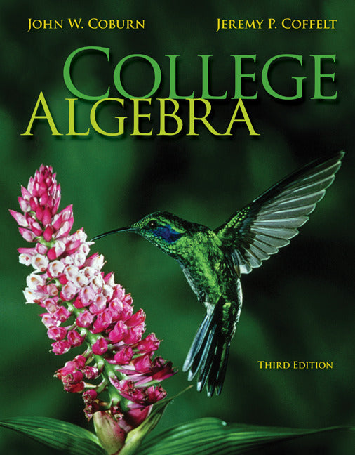 College Algebra With Connect Math Hosted By Aleks Access Card 3e
