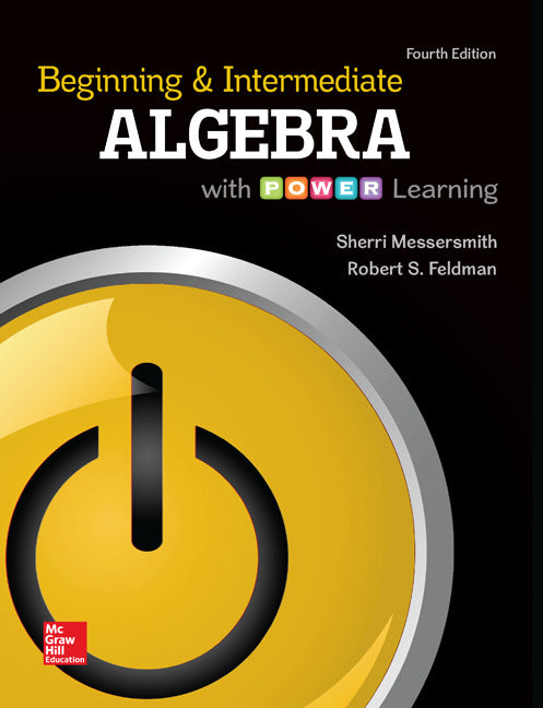Loose Leaf Beginning & Intermediate Algebra With P.o.w.e.r Learning & Aleks 360 52 Week Access Card 4e