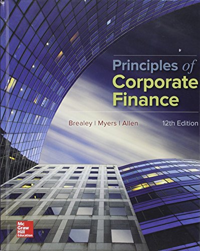 Principles Of Corporate Finance With Connect