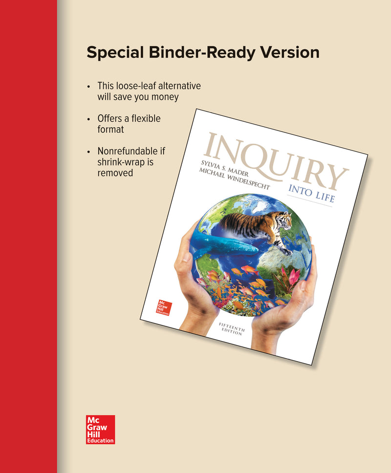 Loose Leaf Version For Inquiry Into Life