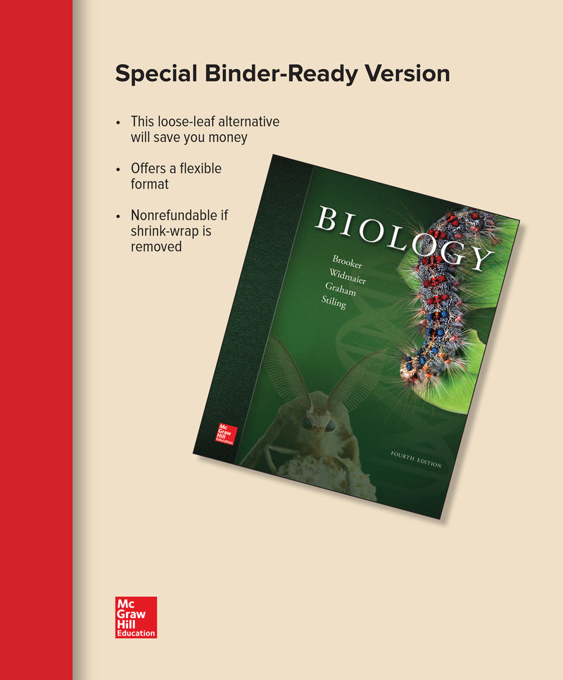 Loose Leaf For Biology 4e