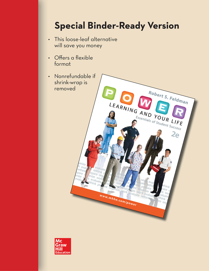 Loose Leaf For P.o.w.e.r Learning & Your Life Essentials With Connect Access Card 2e