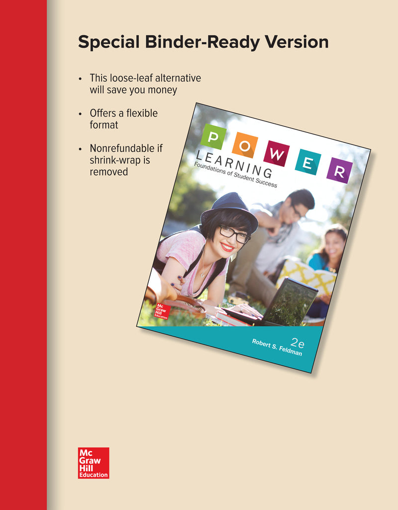 Loose Leaf For P.o.w.e.r Learning Foundations Of Student Success 2e