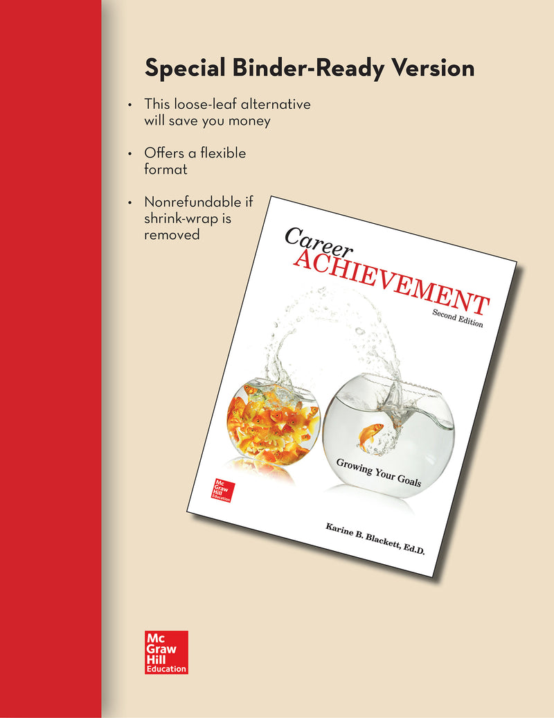 Loose Leaf Career Achievement Growing Your Goals With Connect Access Card 2e