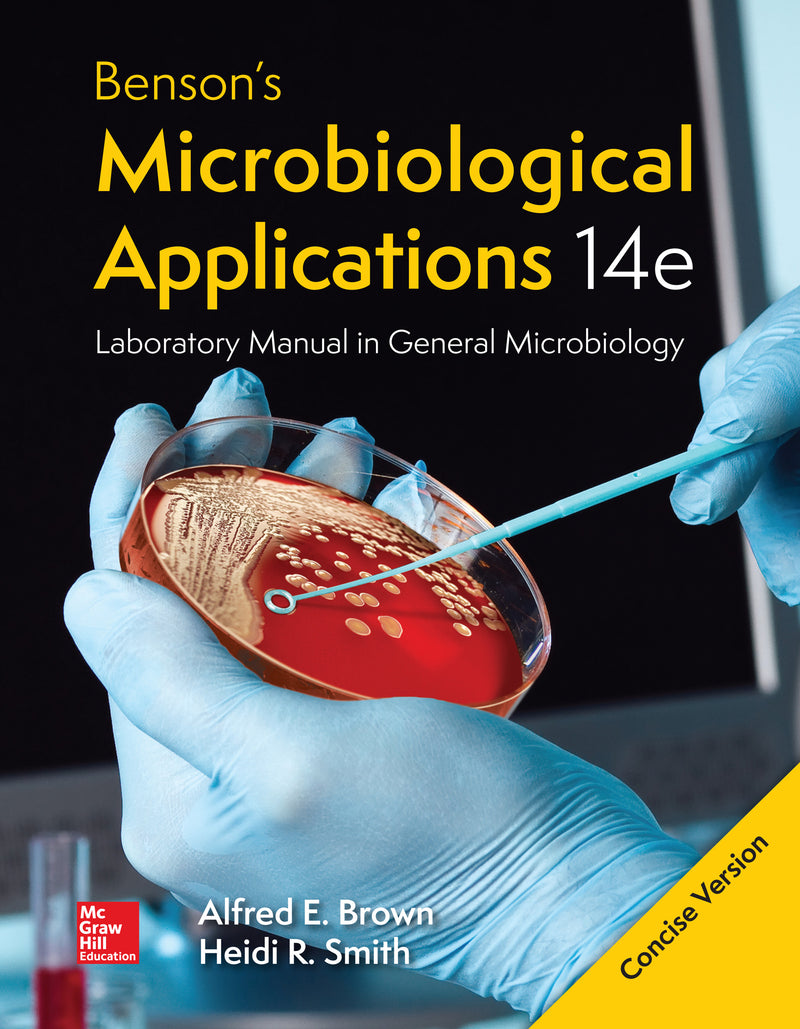 Looseleaf Bensons Microbiological Applications Laboratory Manual Concise Version