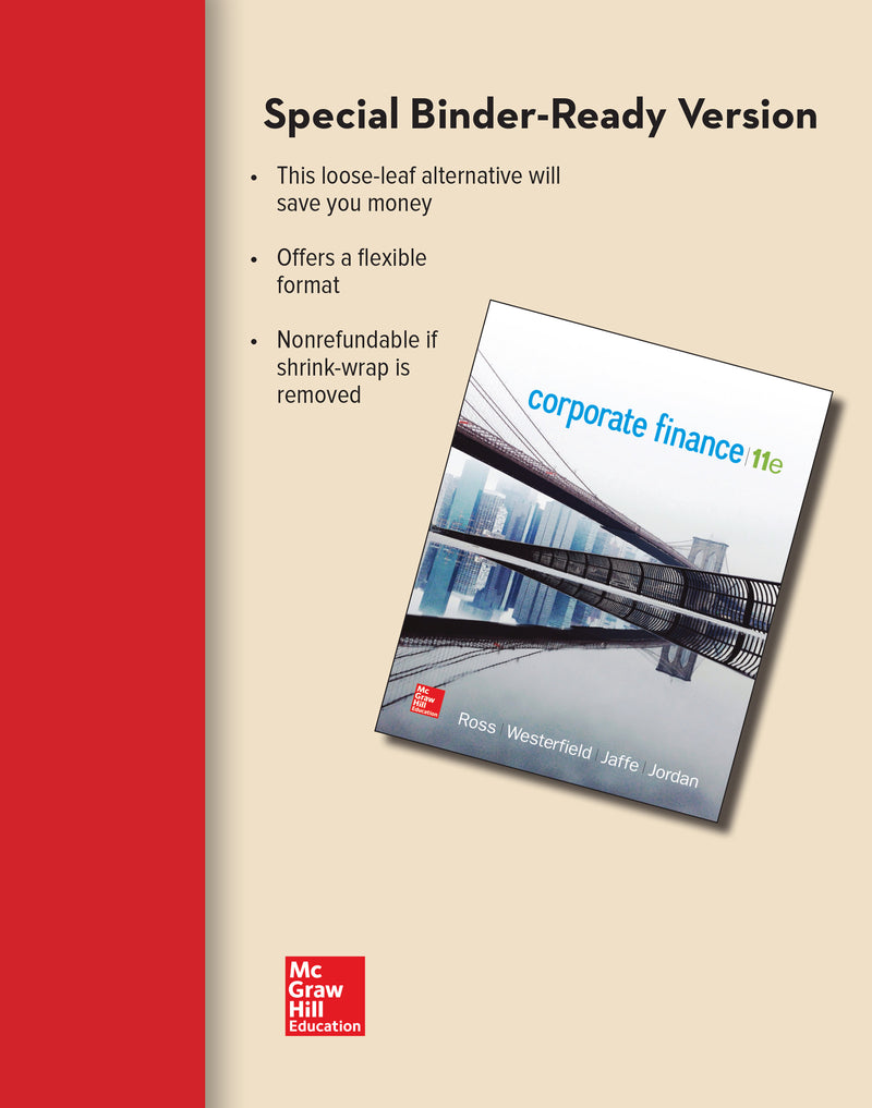 Loose Leaf For Corporate Finance