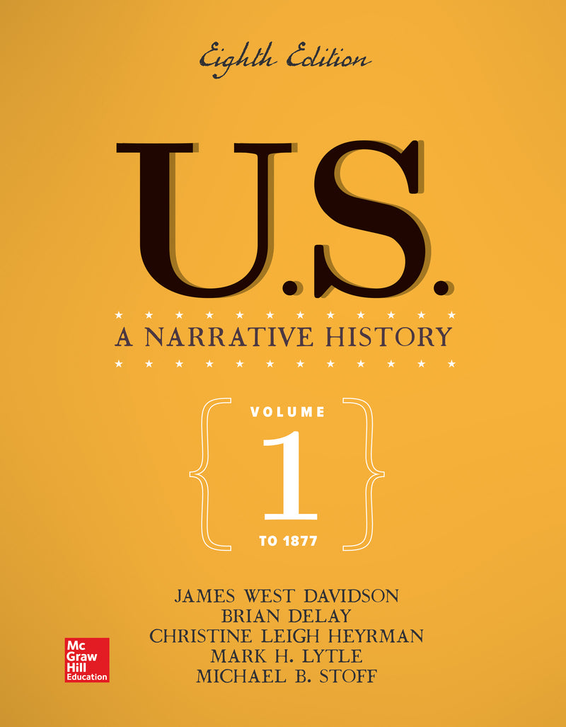 Us A Narrative History Volume 1 To 1877 8e